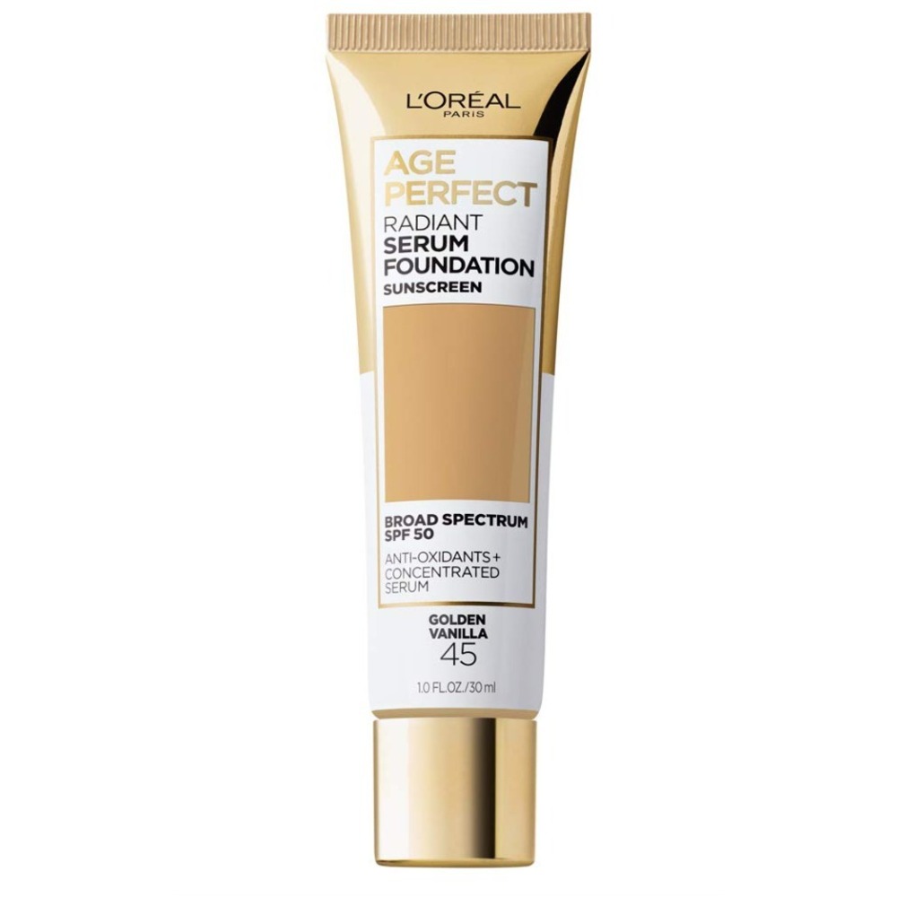 L'Oreal Age Perfect Radiant Serum Foundation SPF 50 Golden Vanilla 45 1oz